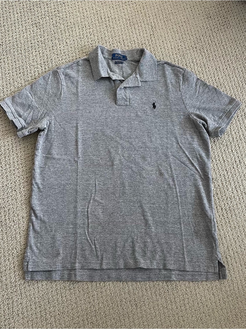 Polo by Ralph Lauren Heather Gray Short-Sleeve Polo
